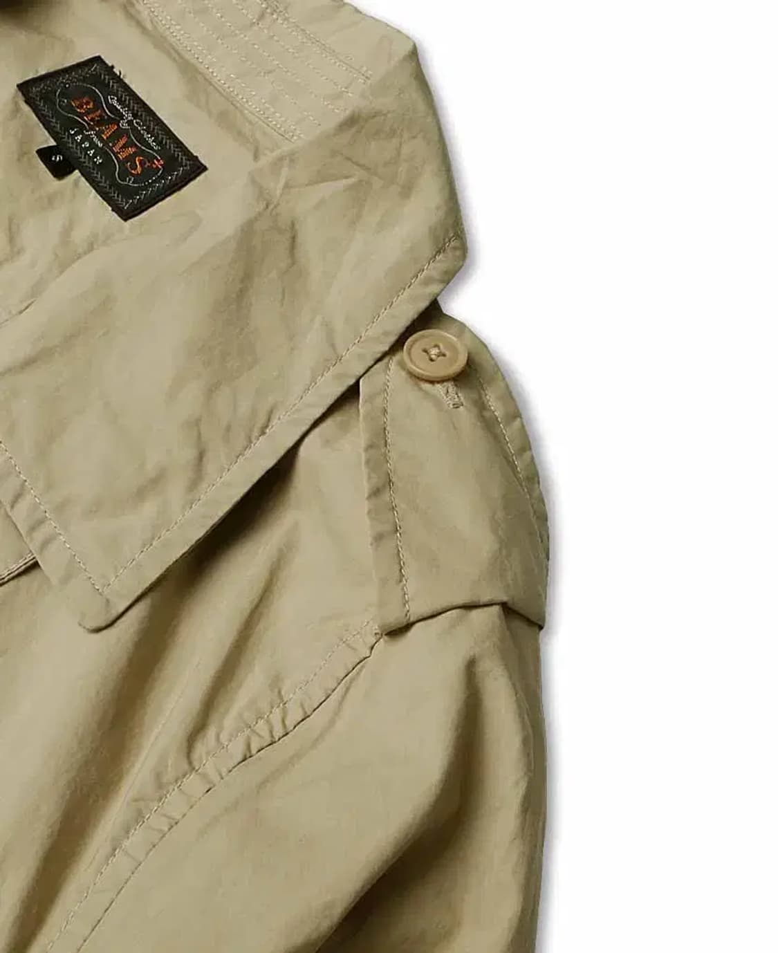 빔즈 플러스 [Beams +] 어텐션 코튼 사파리 벨티드 자켓 야상 상품이미지3