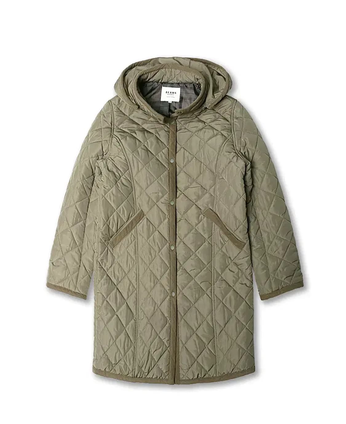 빔즈 하트 [Beams Heart] 스탠다드 클로씽 퀼팅 롱 자켓 코트 상품이미지1