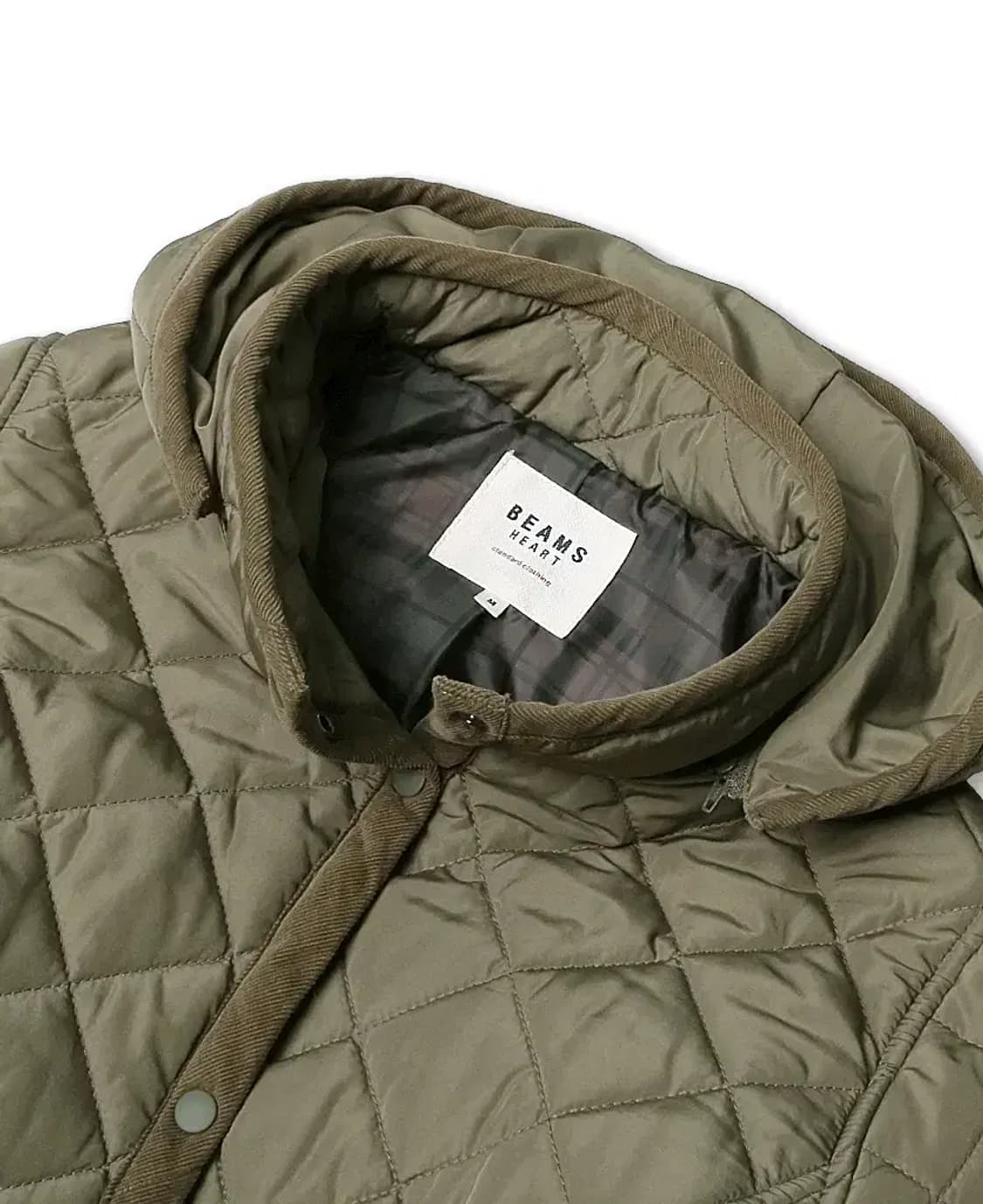 빔즈 하트 [Beams Heart] 스탠다드 클로씽 퀼팅 롱 자켓 코트 상품이미지2