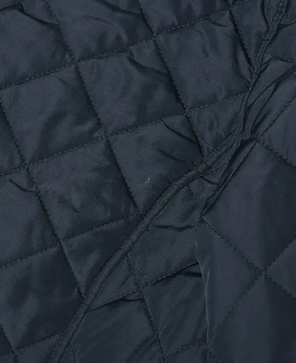 빔즈 하트 [Beams Heart] 네이비 후드 퀼팅 롱 자켓 코트 상품이미지6