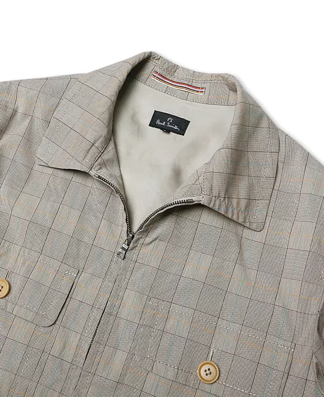 폴 스미스 [Paul Smith] 투웨이 체크 블루종 자켓 클래식 명품 상품이미지2