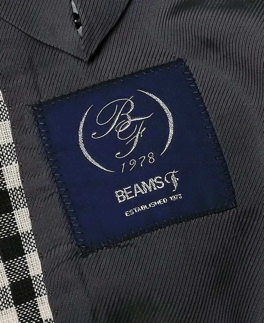 빔즈 에프 [Beams F] 깅엄 체크 메이드 인 재팬 스포츠 자켓 상품이미지5