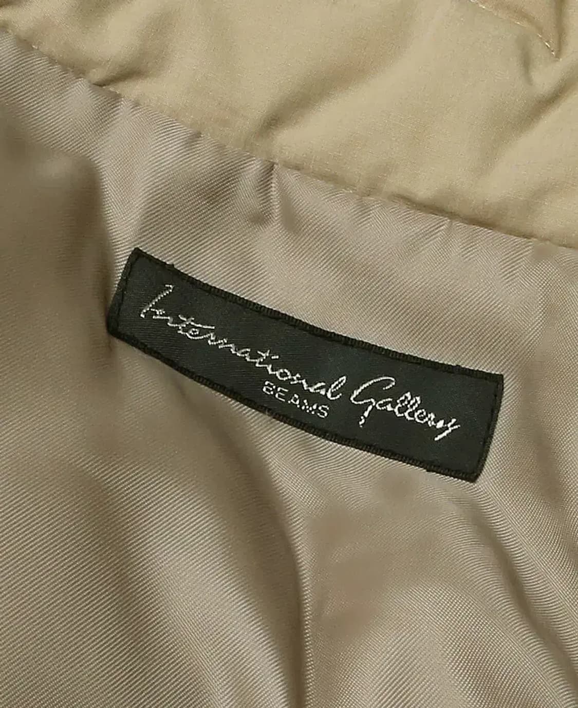 빔즈 [International Gallery Beams] 베이지 롱패딩 상품이미지7