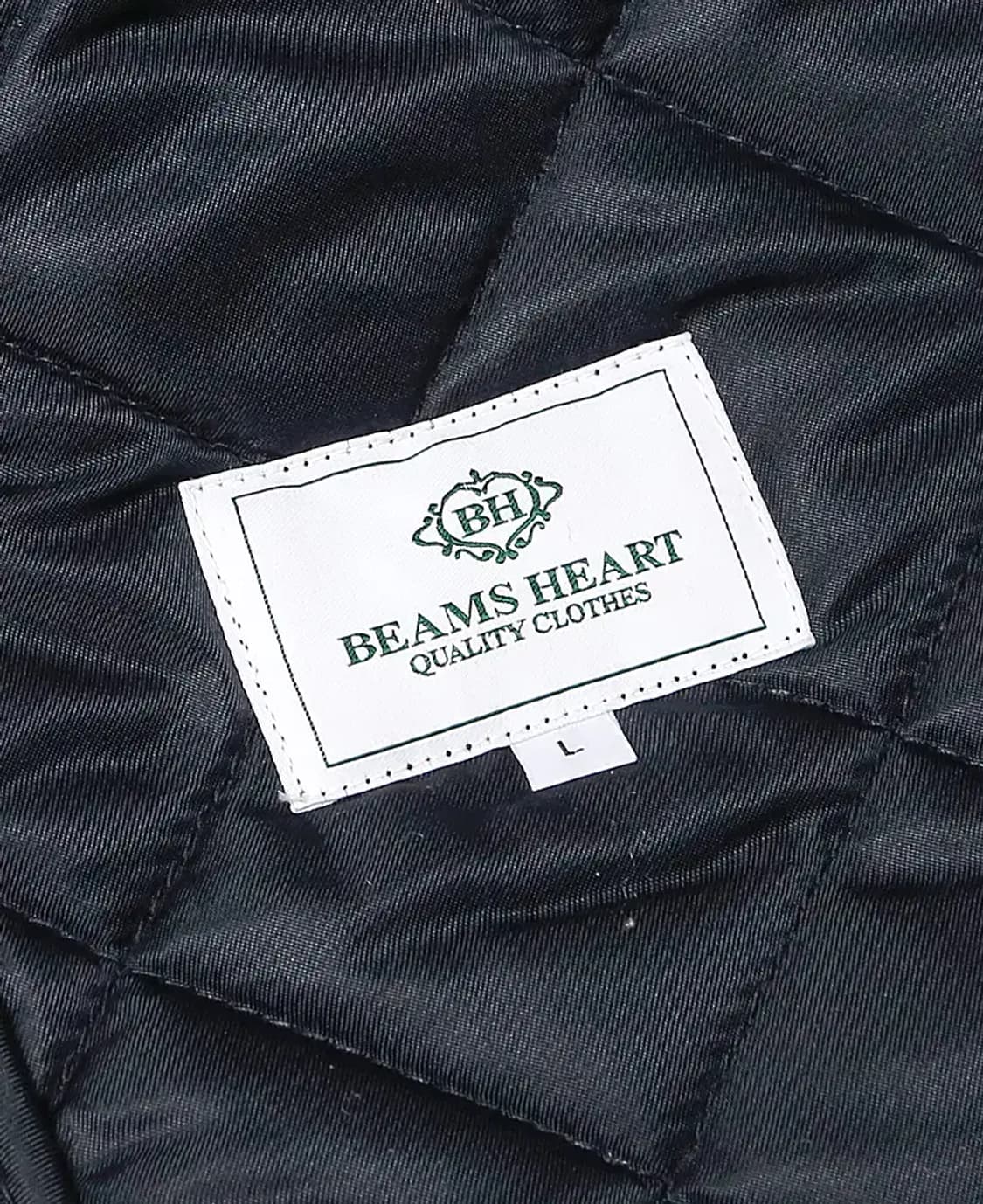 빔즈 하트 [Beams Heart] 타탄 체크 퀼팅 클래식 자켓 울자켓 상품이미지6