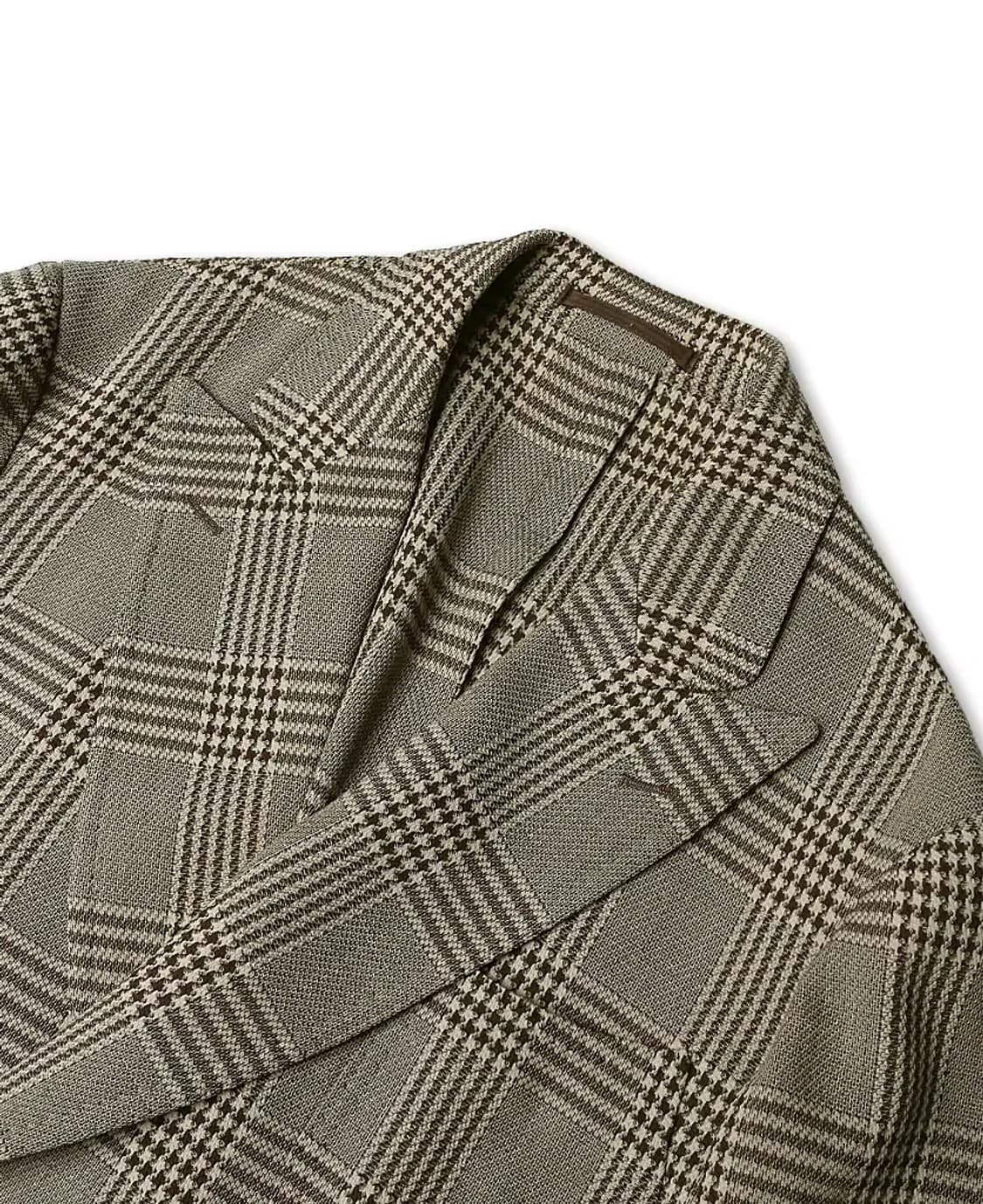 링자켓 [Sartoria Ring] 울 글렌체크 더블자켓 For 란스미어 상품이미지2