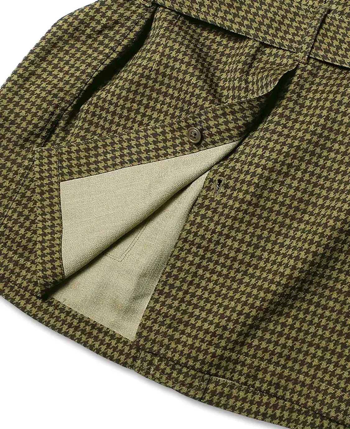 빔즈 플러스 [Beams +] 하운드투스 체크 코마츠 벨티드 사파리 자켓 상품이미지5