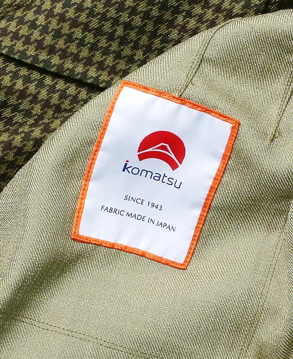 빔즈 플러스 [Beams +] 하운드투스 체크 코마츠 벨티드 사파리 자켓 상품이미지7