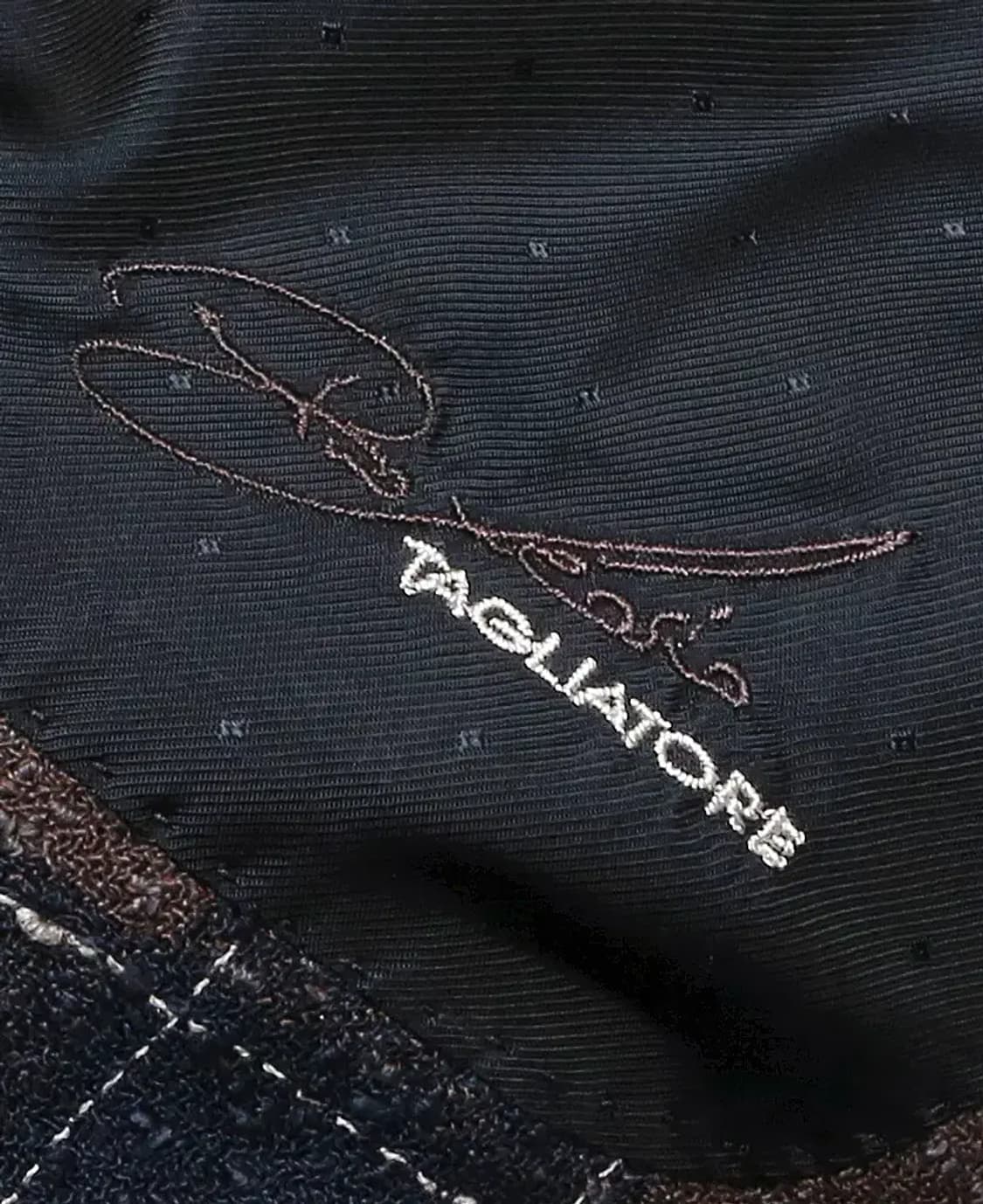 딸리아또레 [Tagliatore] 브라운 네이비 텍스처드 이태리 체크자켓 상품이미지5