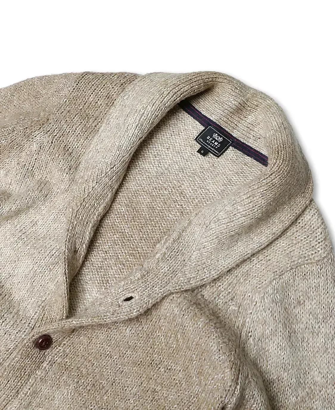 할인# 빔즈 하트 [Beams Heart] 보카시 숄카라 니트 가디건 상품이미지2