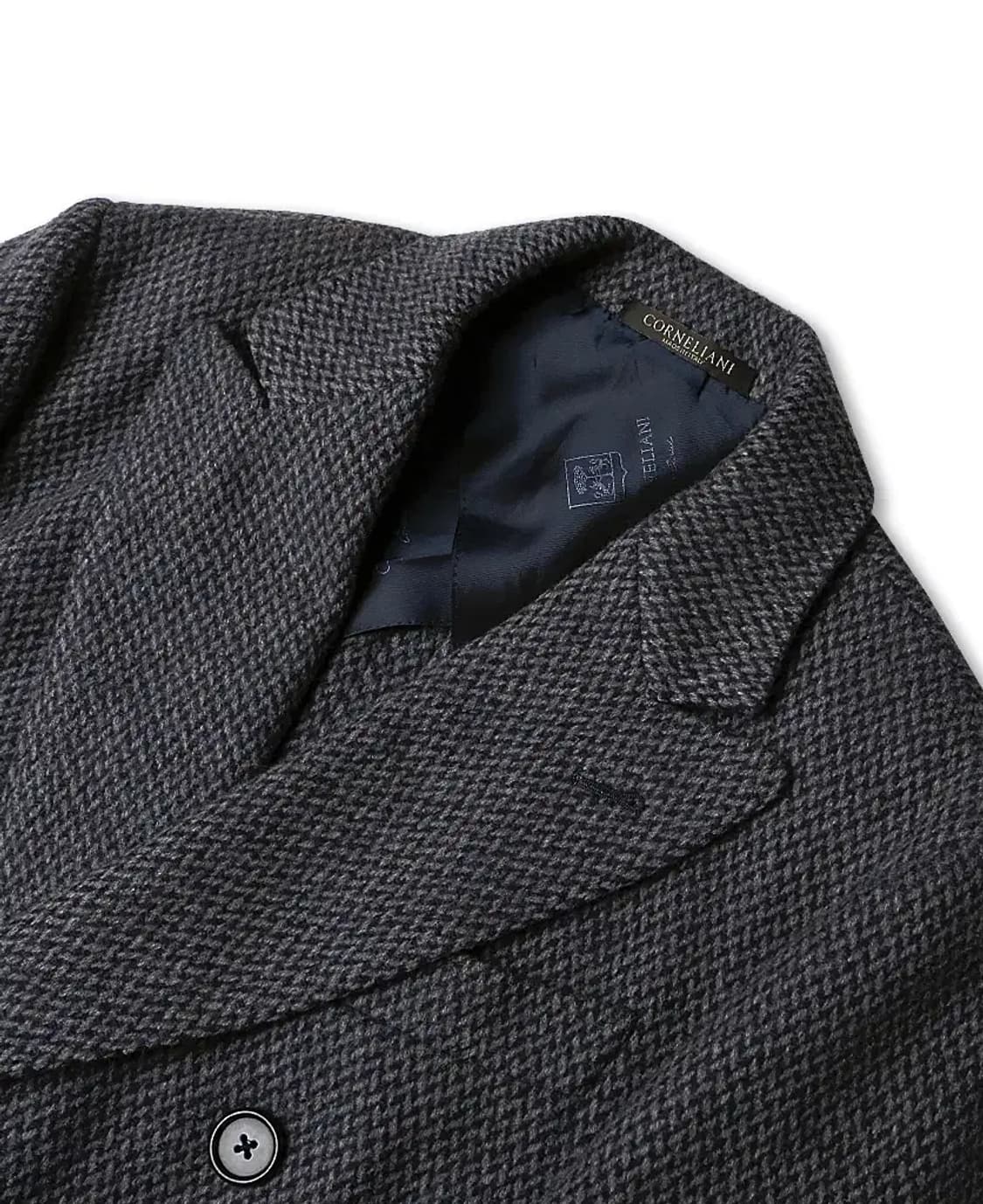 꼬르넬리아니 [Corneliani] 럭셔리 소프트 버진 울 더블 코트 상품이미지2