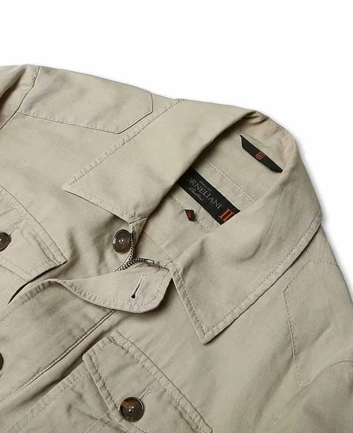 꼬르넬리아니 [Corneliani] ID 플랙스 린넨 면 클래식 필드자켓 상품이미지2