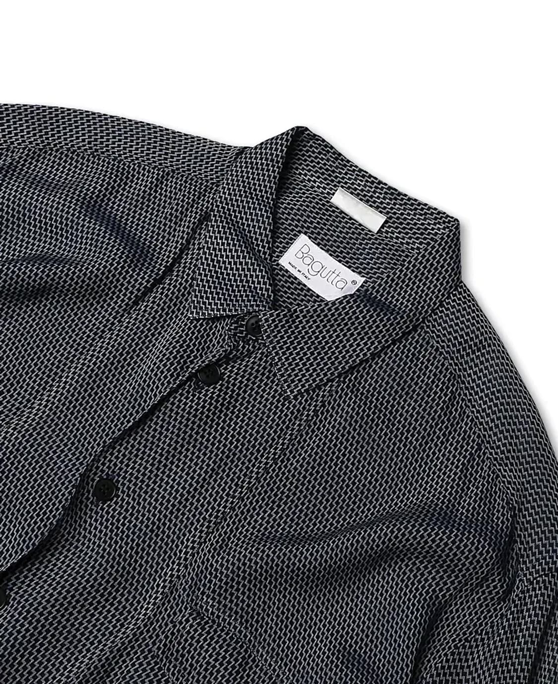 바구따 [Bagutta] 아세테이트 비스코스 패턴 이태리 셔츠 이탈리아 상품이미지2