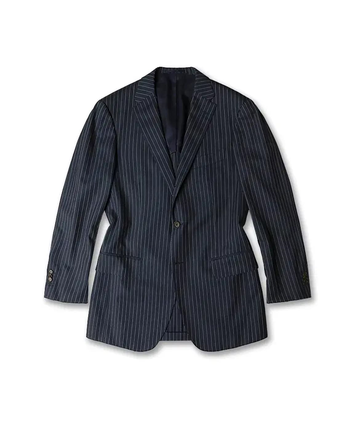 링자켓 [Sartoria Ring] 네이비 스트라이프 블레이저 자켓 상품이미지1