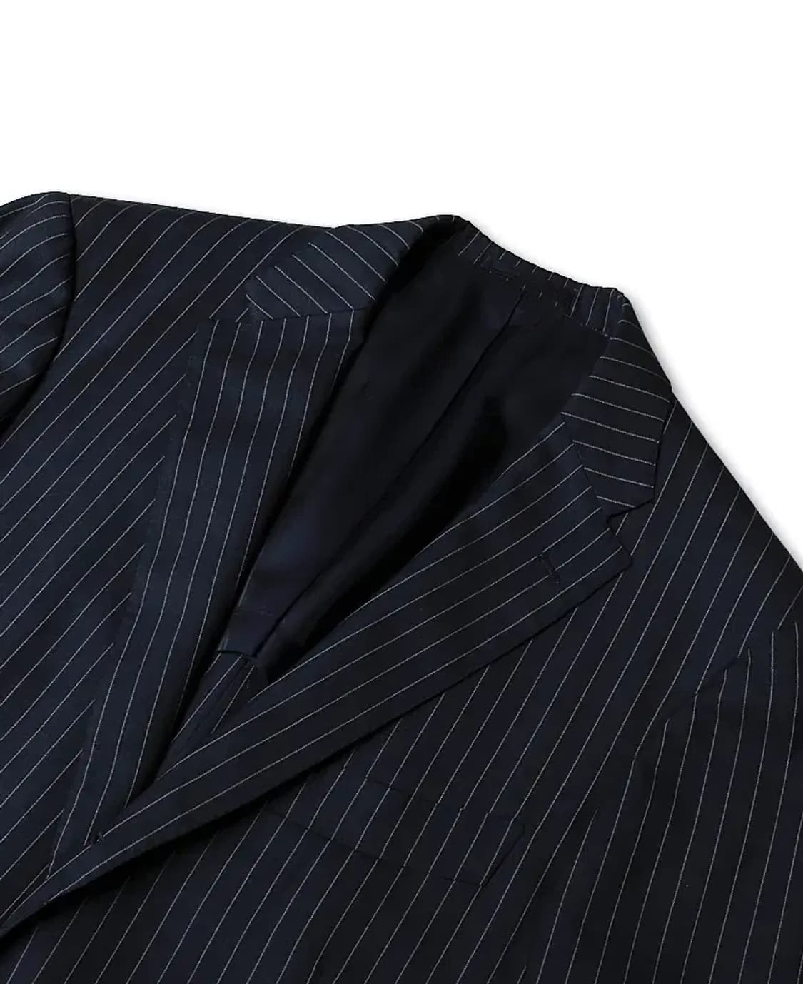 링자켓 [Sartoria Ring] 네이비 스트라이프 블레이저 자켓 상품이미지2