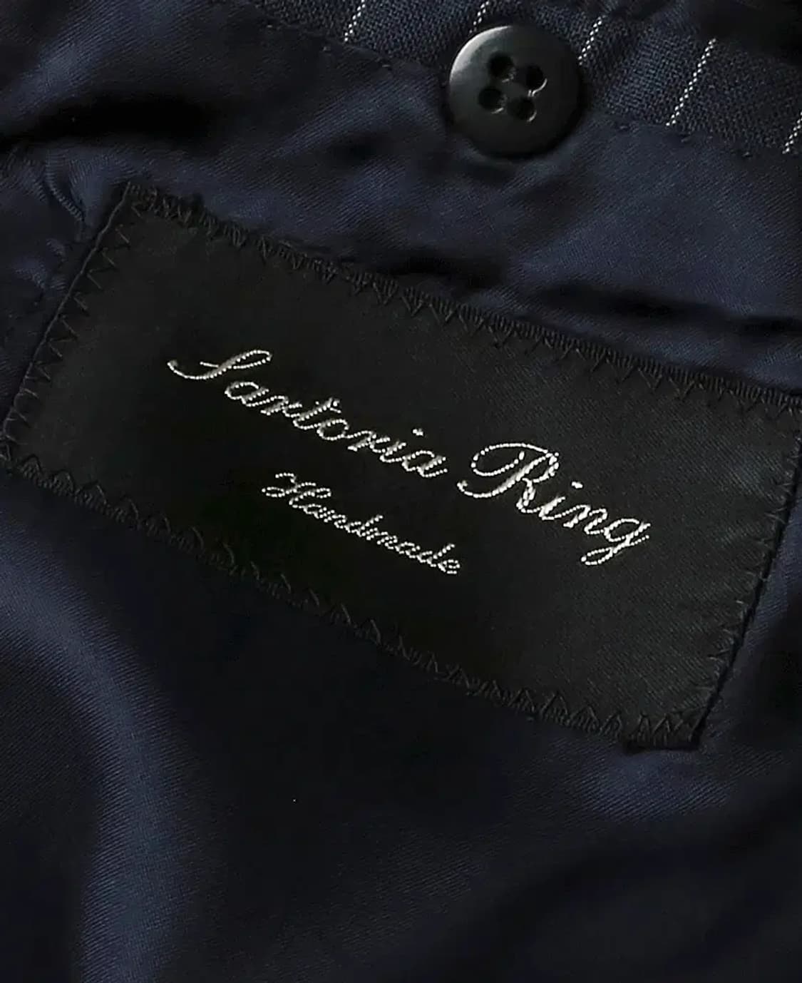 링자켓 [Sartoria Ring] 네이비 스트라이프 블레이저 자켓 상품이미지5