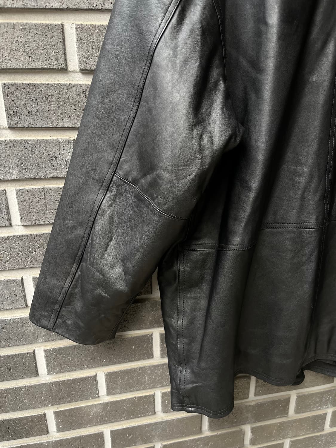 90s lambskin 양가죽 미디 자켓 상품이미지9