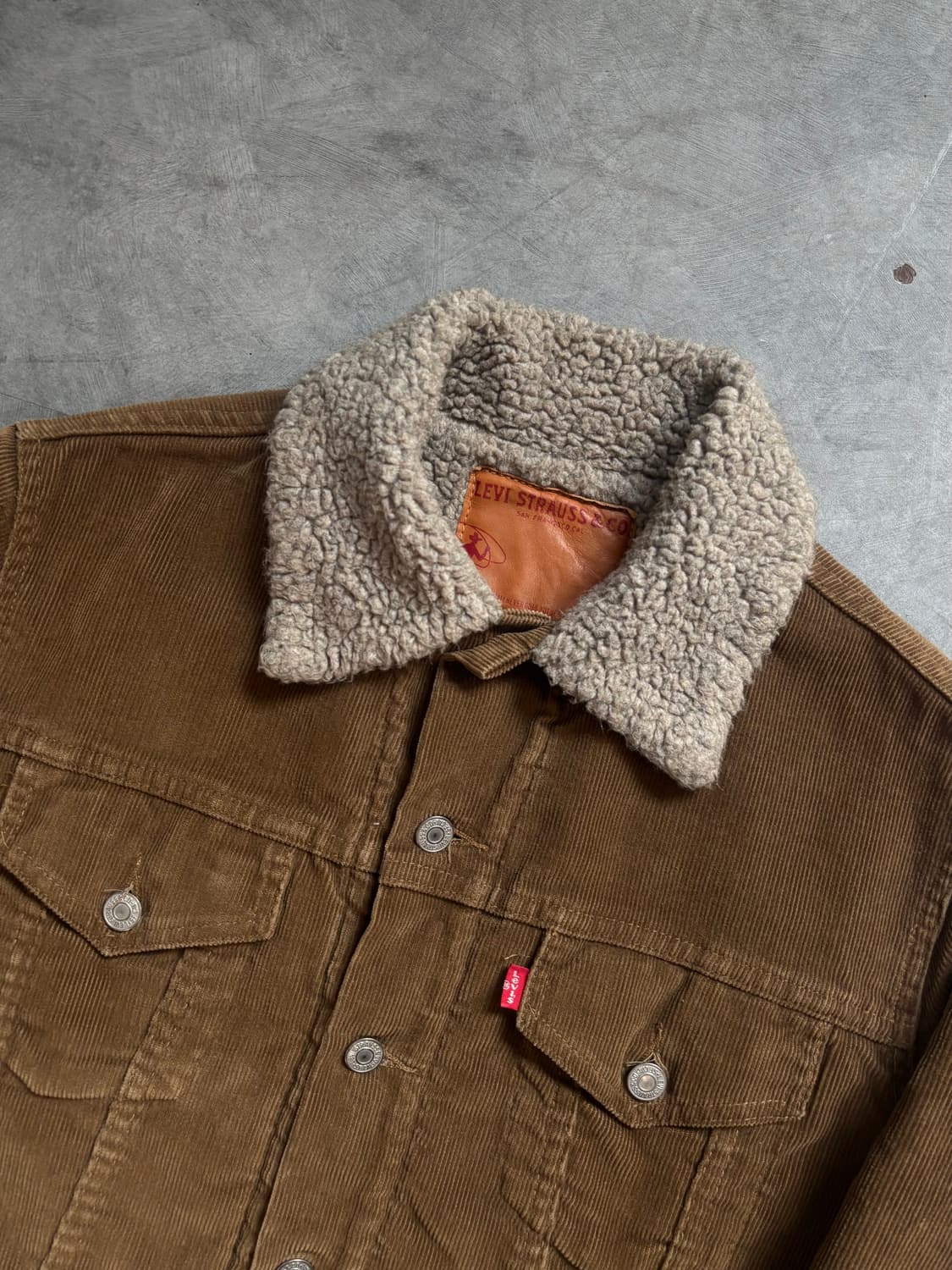 Levis 리바이스 브라운 컬러 코듀로이 자켓 상품이미지3