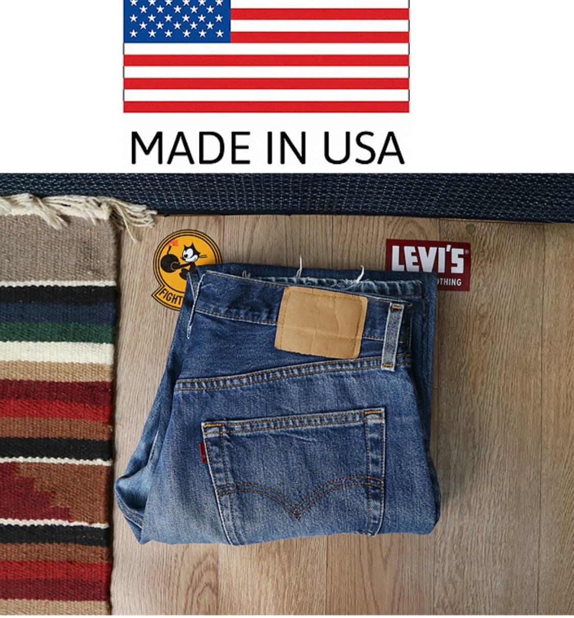 미국 메이드 90s levis 리바이스 501 빈티지 데님 32 상품이미지1