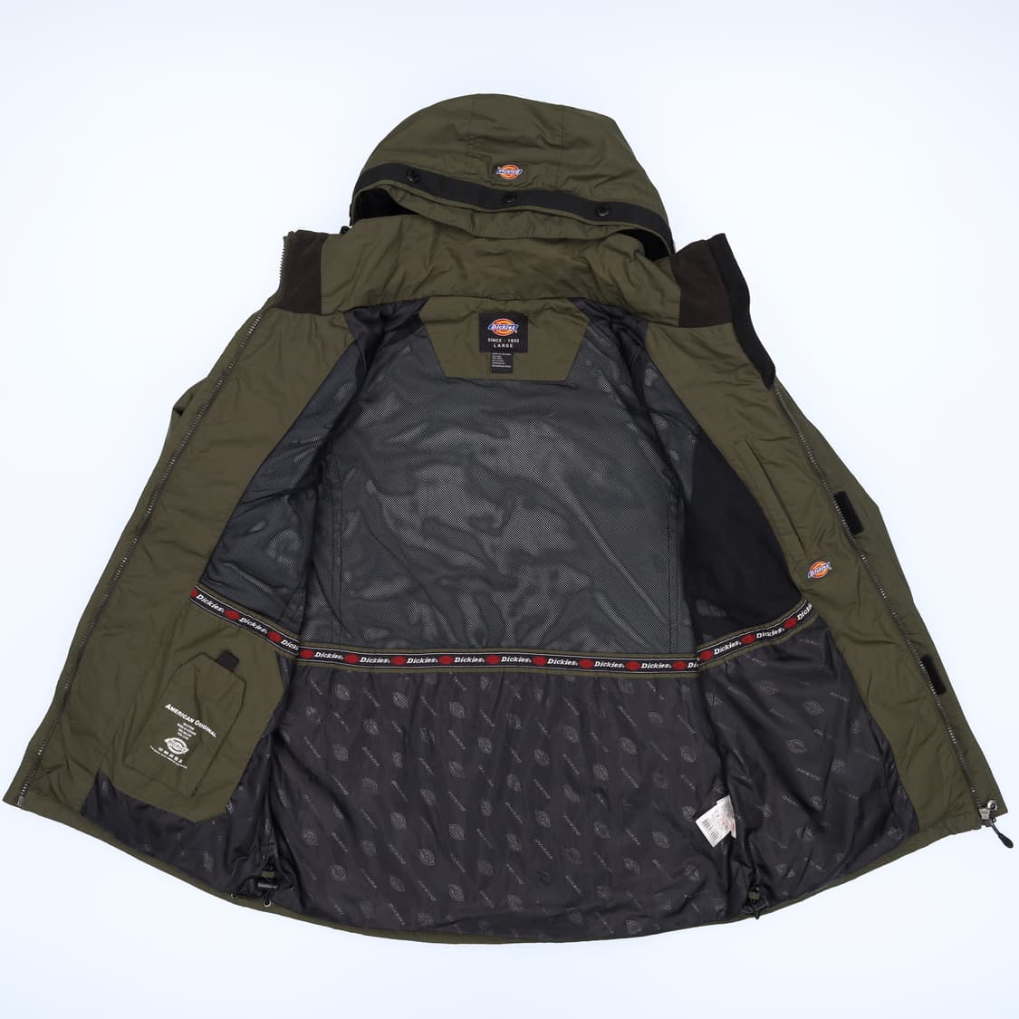 [L] 디키즈 올드스쿨 포켓 윈드 바람막이 점퍼 카키 3844 상품이미지3