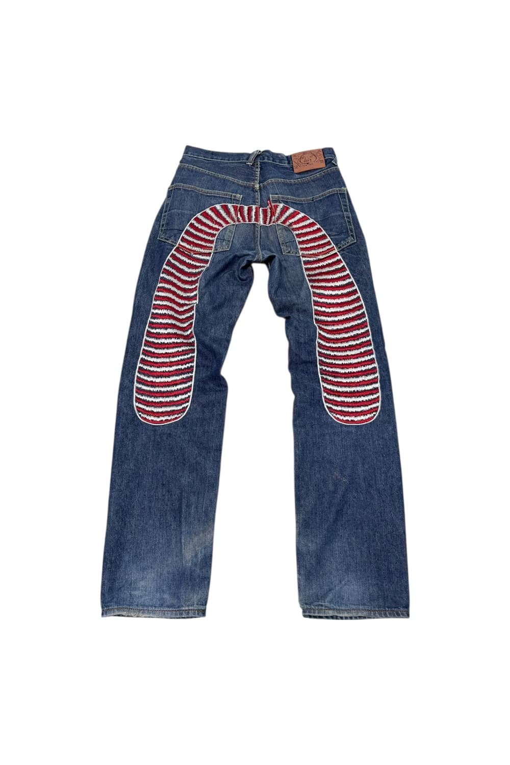 에비수 재팬 자수 백로고 데님 팬츠 상품이미지3