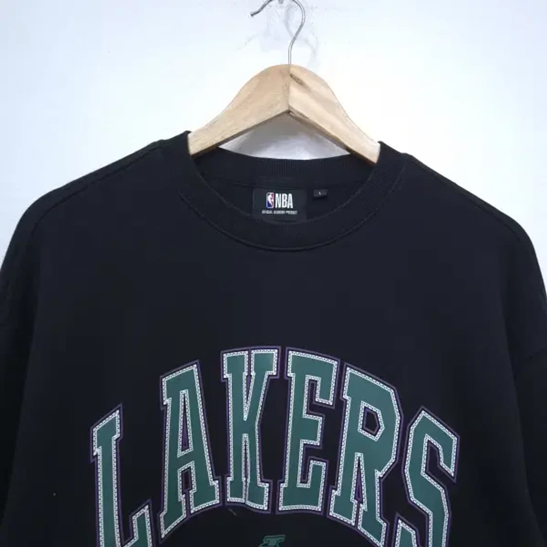 BT586 NBA 남성100사이즈 블랙 맨투맨 상품이미지2