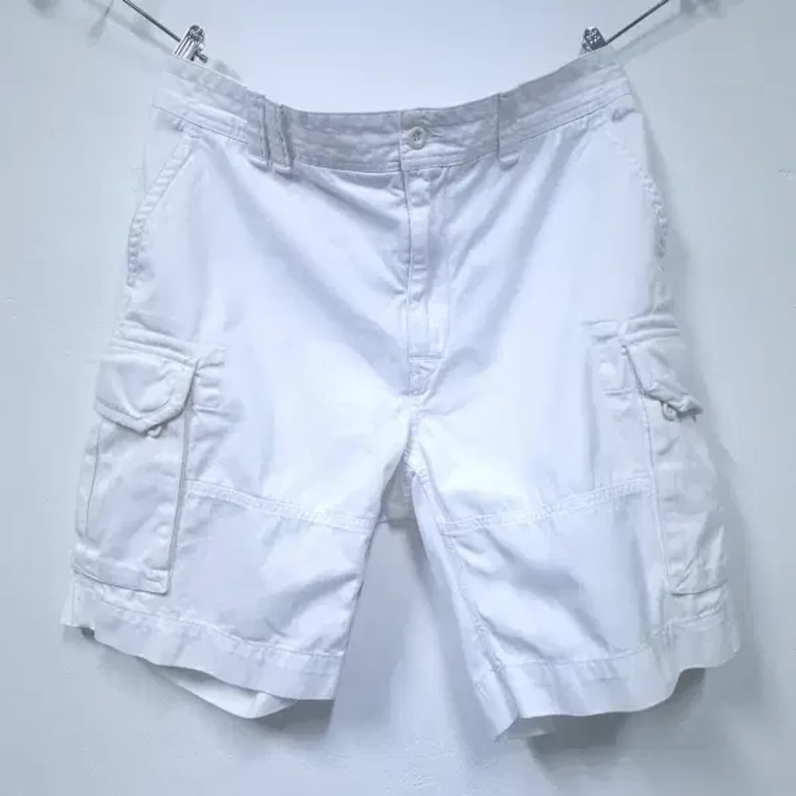 BP4308 폴로랄프로렌 남성37사이즈 화이트 치노 카고 반바지 상품이미지1