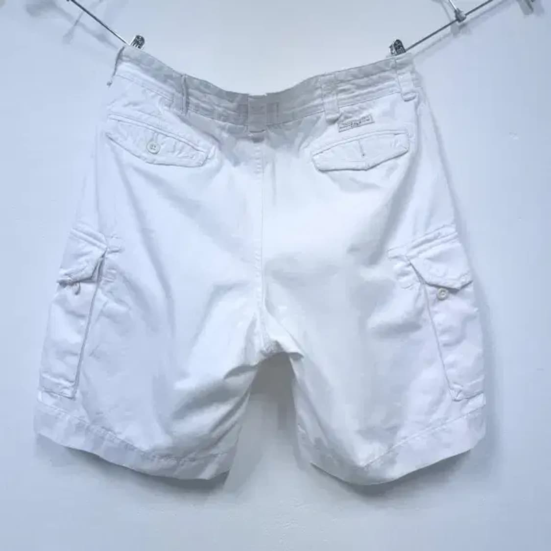 BP4308 폴로랄프로렌 남성37사이즈 화이트 치노 카고 반바지 상품이미지6