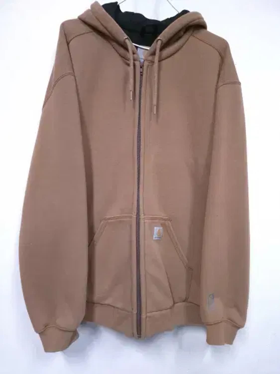 BT592 칼하트 남성100사이즈 카멜 써멀 후드집업 상품이미지1