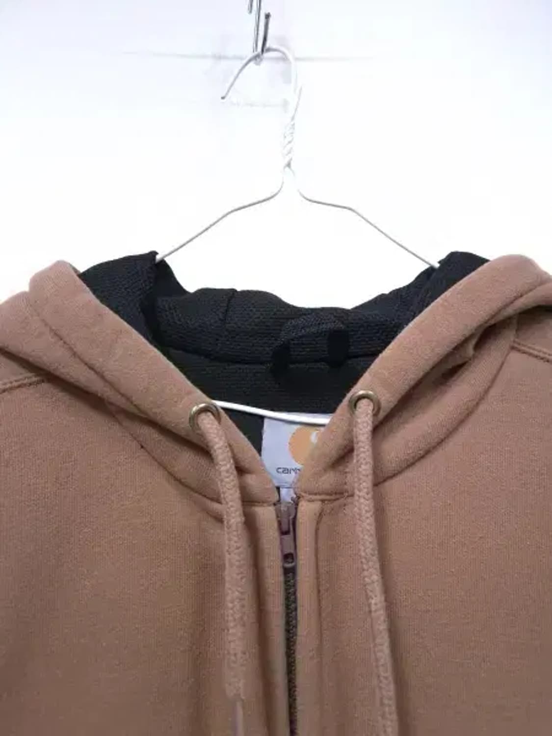 BT592 칼하트 남성100사이즈 카멜 써멀 후드집업 상품이미지6