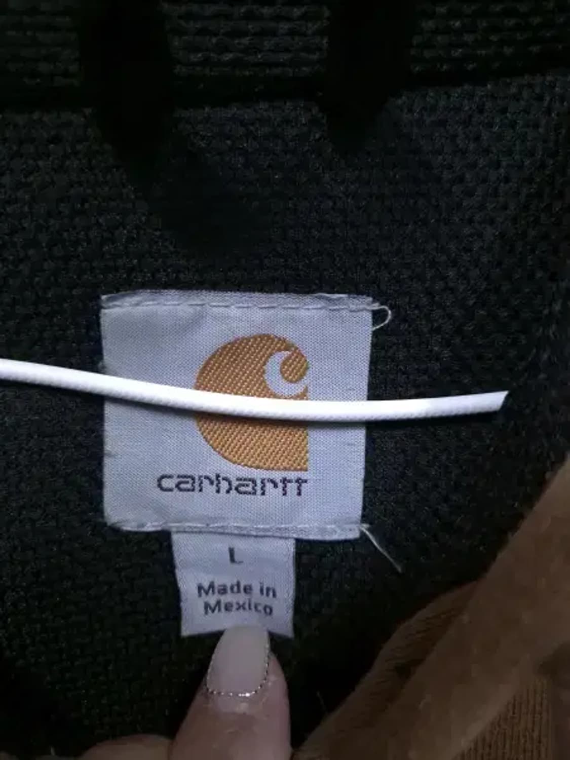 BT592 칼하트 남성100사이즈 카멜 써멀 후드집업 상품이미지9