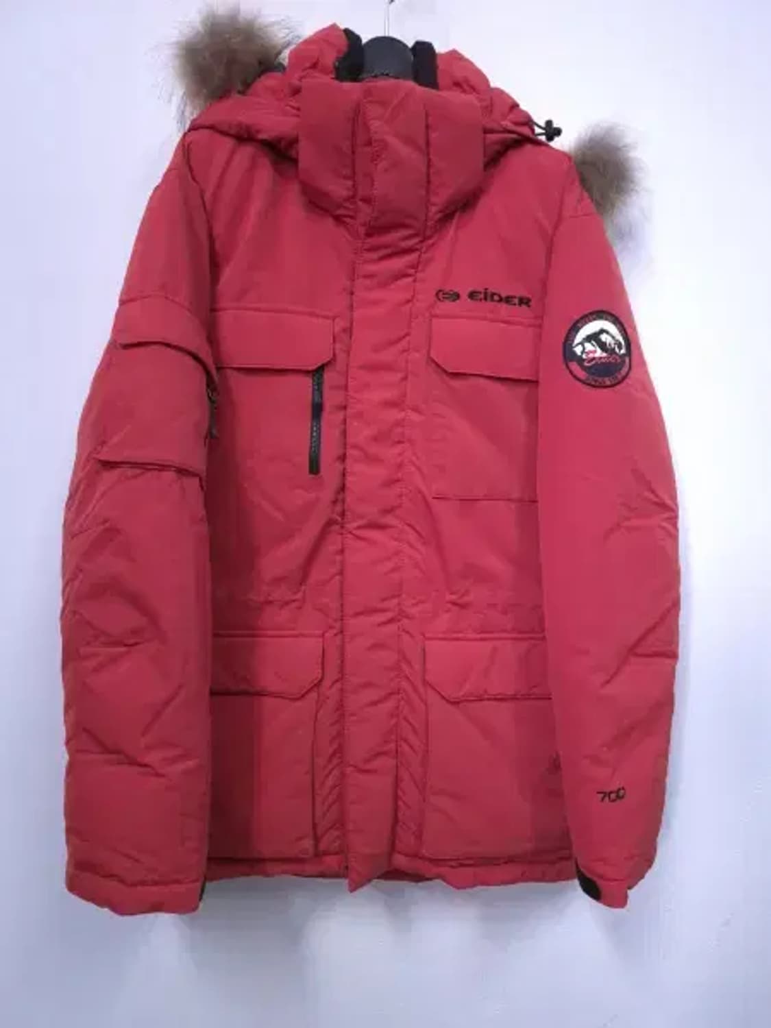 BT594 아이더 남성100사이즈 오렌지 프렌치C 다운점퍼 상품이미지1