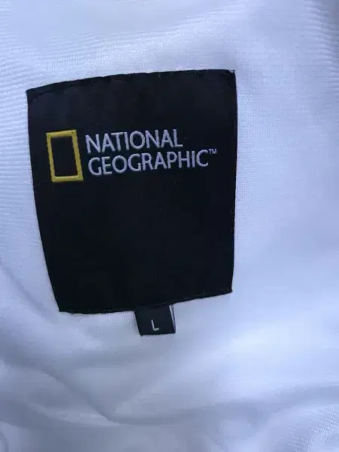 BT596 내셔널지오그래픽 남성100사이즈 화이트 후리스 집업 자켓 상품이미지10