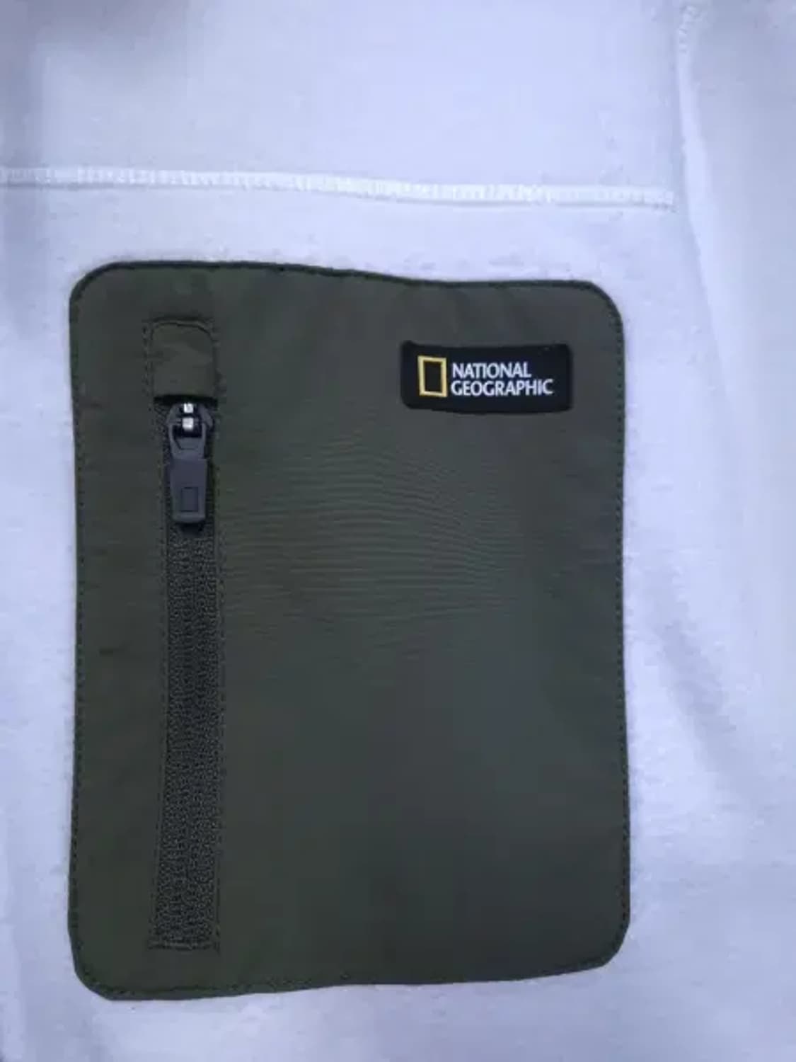 BT596 내셔널지오그래픽 남성100사이즈 화이트 후리스 집업 자켓 상품이미지8