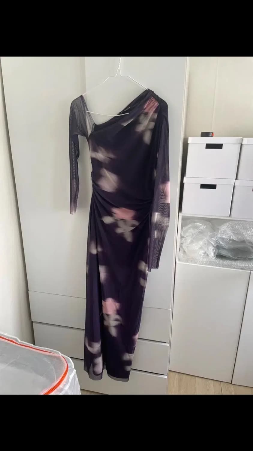 Zara 프린티드 툴레 드레스 상품이미지2