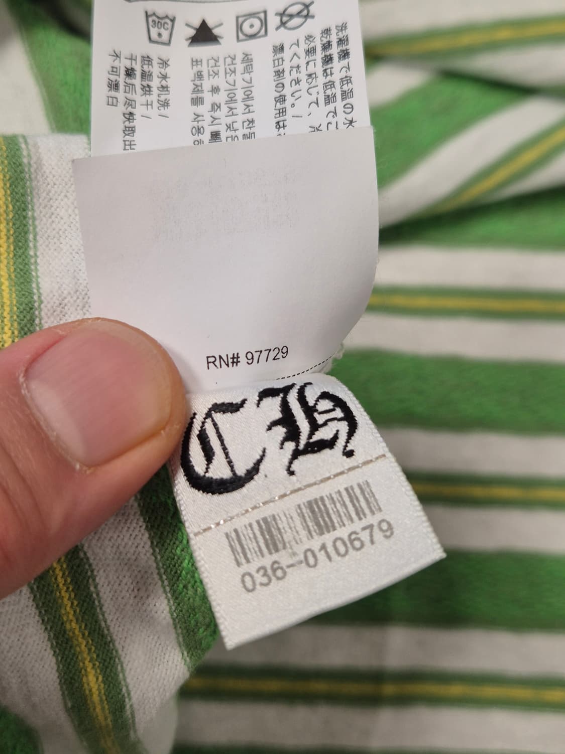 크롬하츠 매티보이 크로스/대거 자수 티셔츠 (L) 상품이미지9