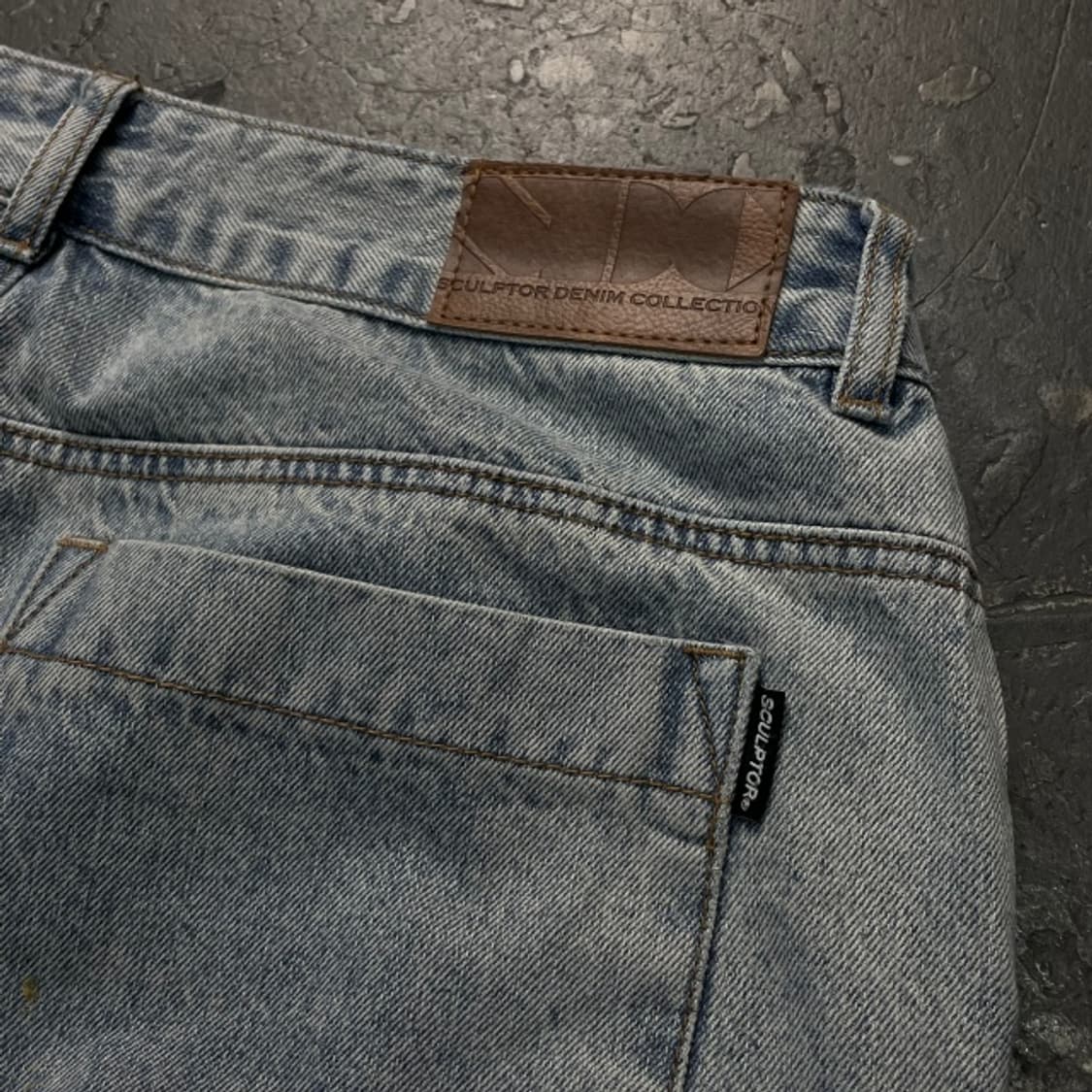 100 스컬프터 카고 데님팬츠 상품이미지5