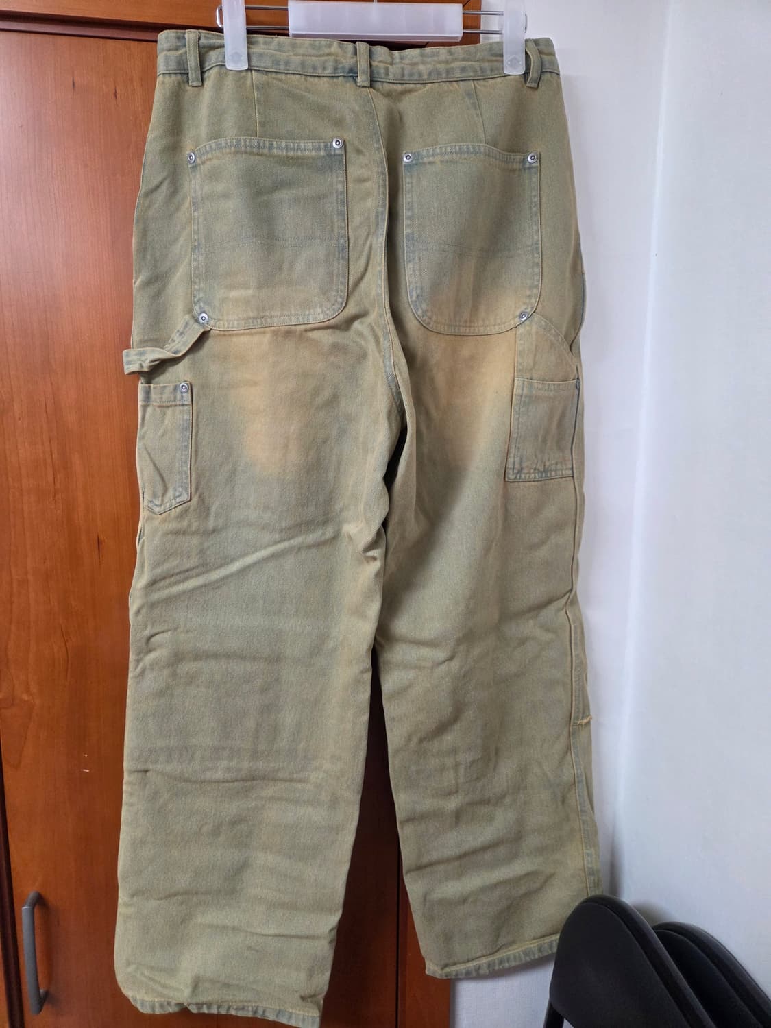 PERENN 더블 니 팬츠 녹슨 데님 1사이즈 상품이미지4