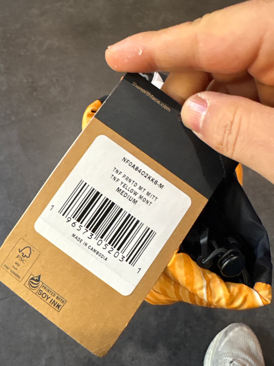 슈프림 노스페이스 장갑 M사이즈 상품이미지3