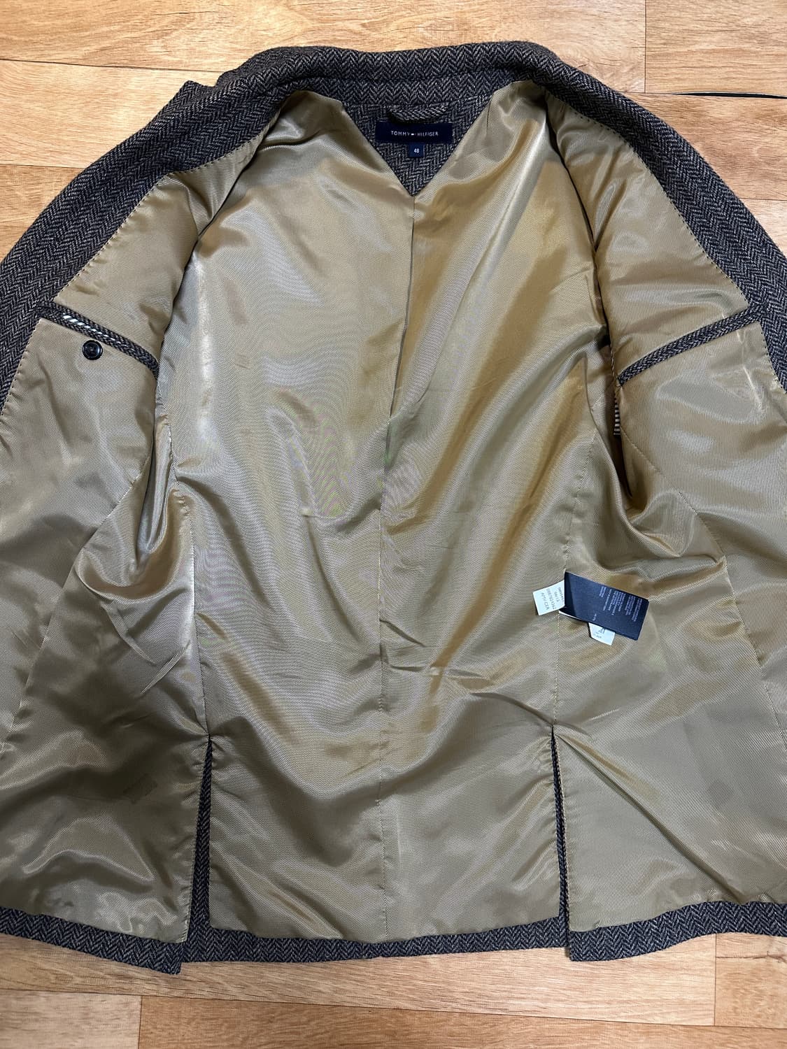 타미할피거 헤링본 싱글 블레이저 48R 상품이미지4