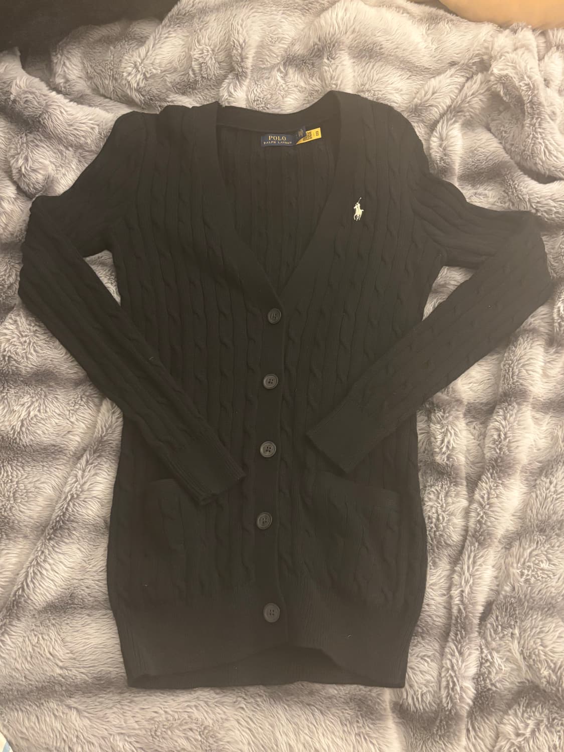 폴로 랄프로렌 케이블 브이넥 롱 가디건  상품이미지2