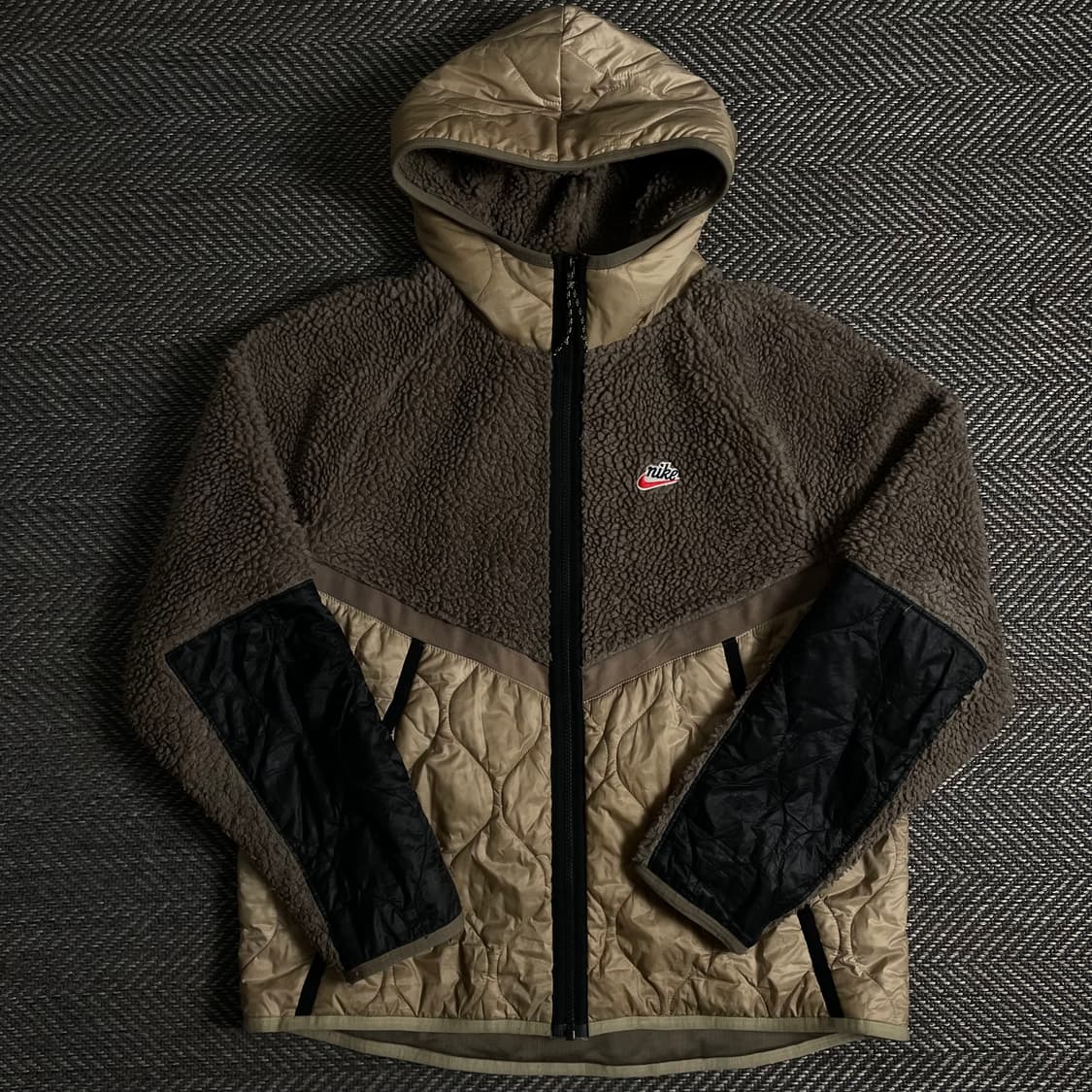 나이키 NSW 헤리티지 쉐르파 플리스 자켓y 3639 상품이미지2