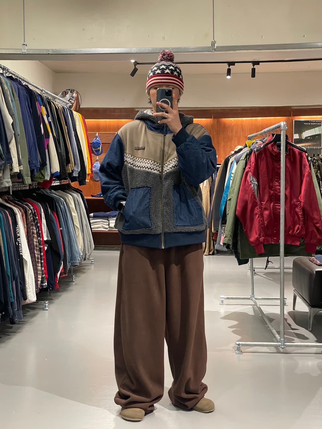 빈티지 데님 쉐르파 자켓   상품이미지1