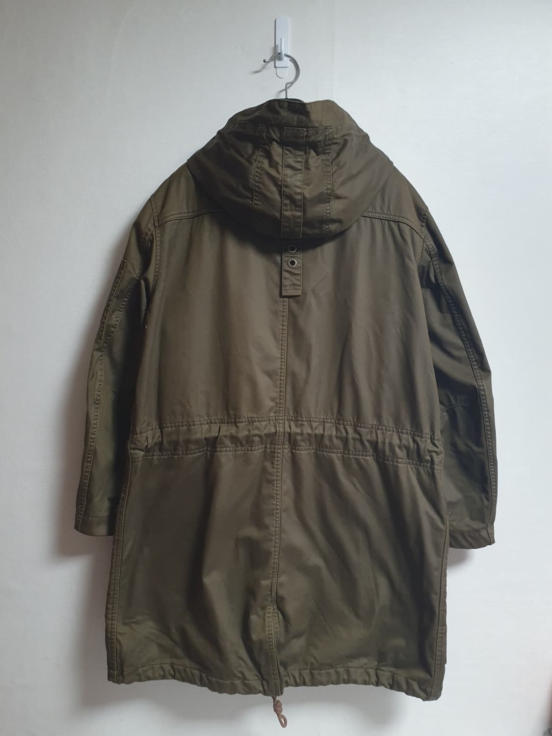 라코스테 멀티포켓 후드 야상 자켓 카키 100 (50) 상품이미지4