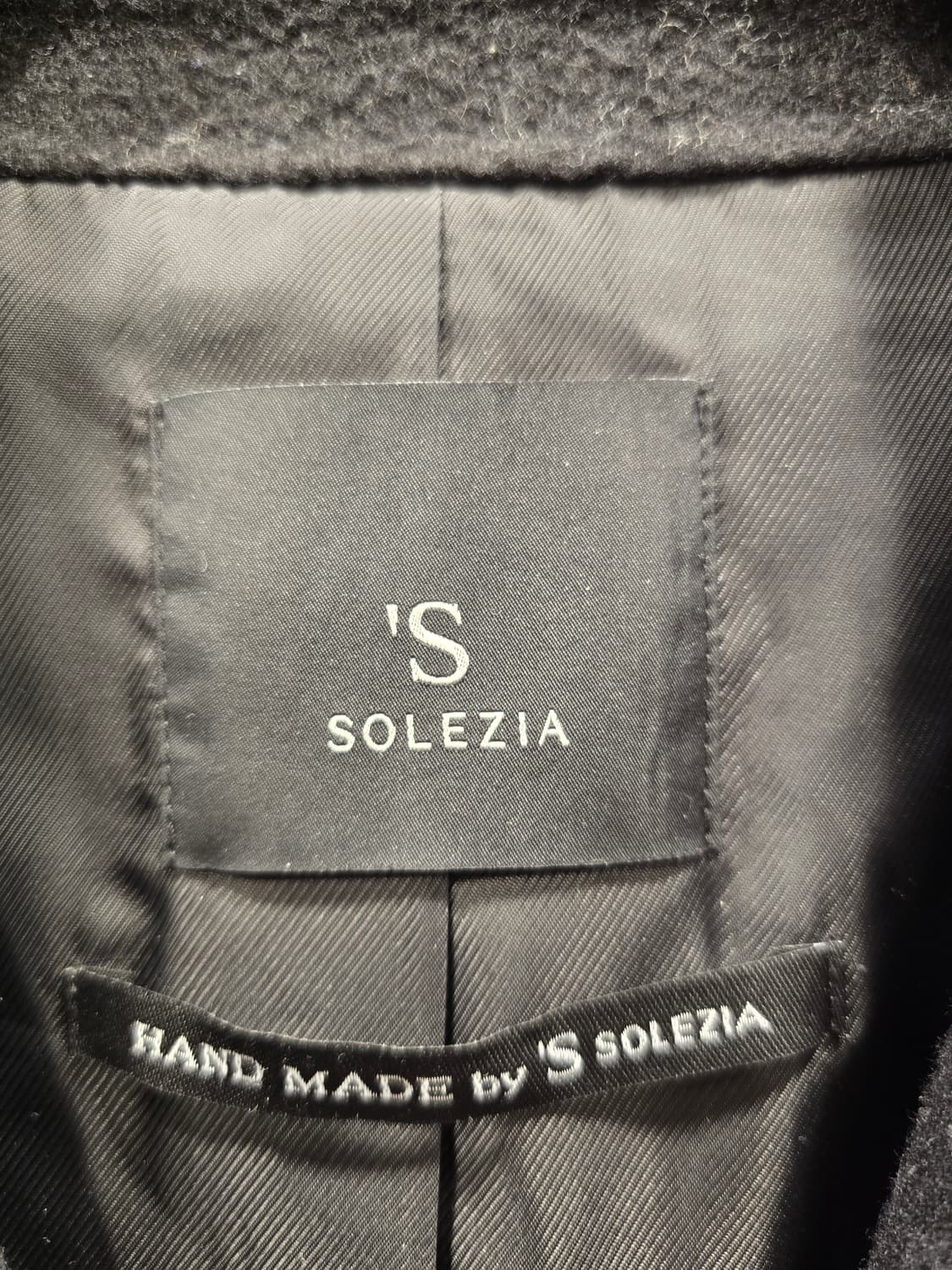 솔레지아 SOLEZIA 핸드메이드 모+캐시미어 코트 66~77 상품이미지7