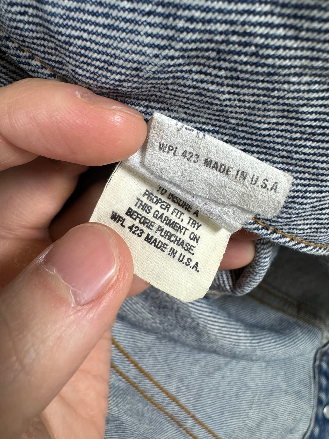 [Made in USA] 80s 리바이스 지쟌 3세대 트러커 데님 자켓 상품이미지3