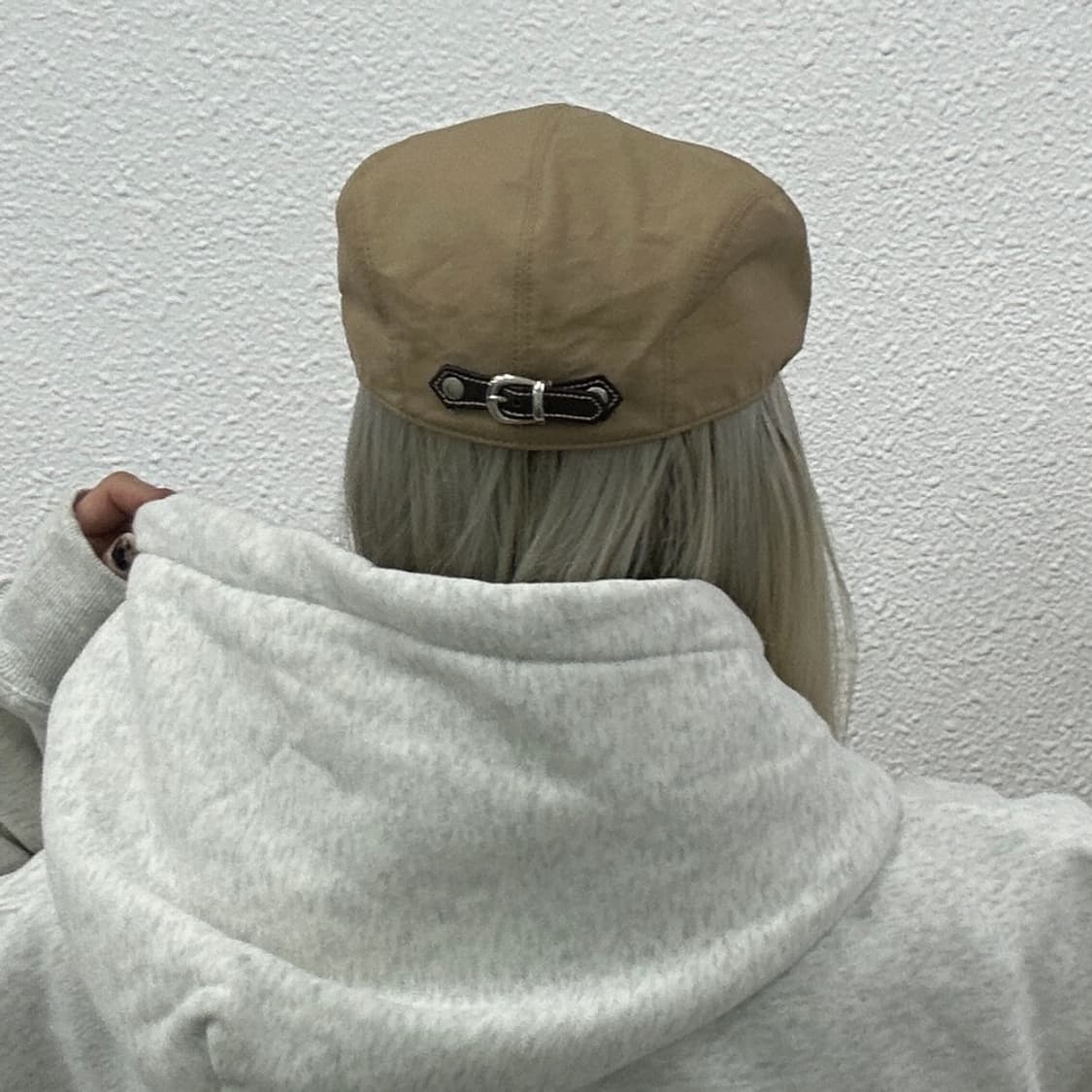 버버리 브라운 사이드로고 헌팅캡 상품이미지3