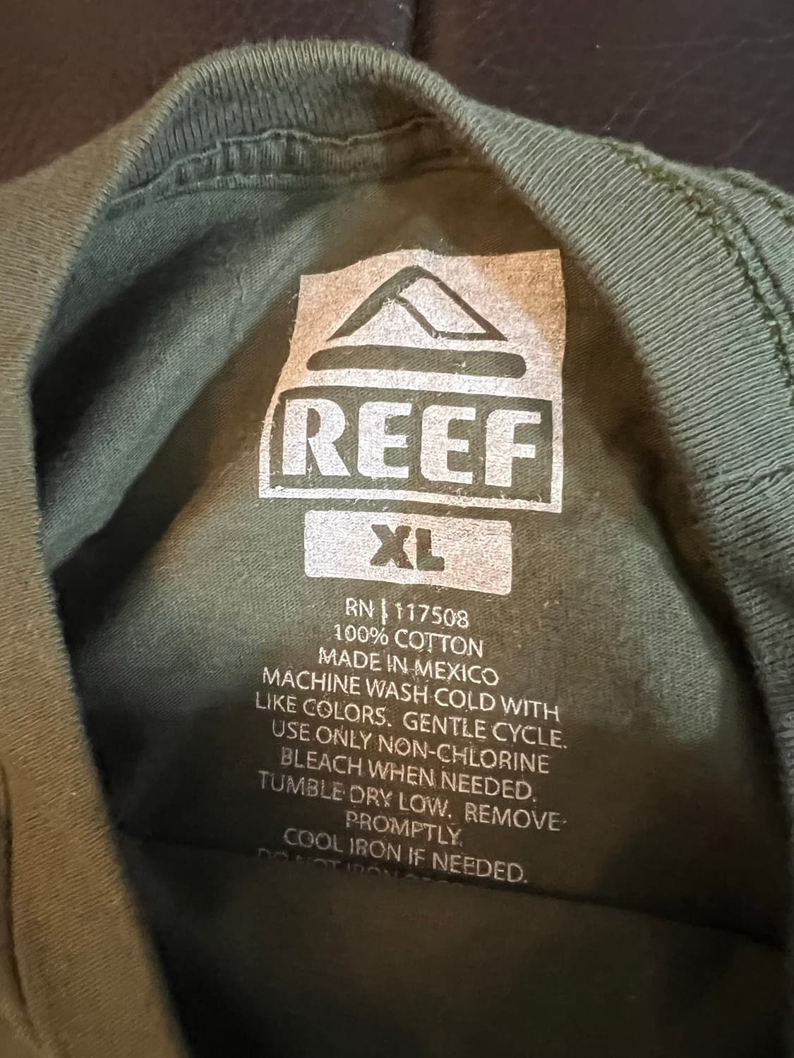 Usa REEF 로고 반팔 티셔츠 상품이미지3