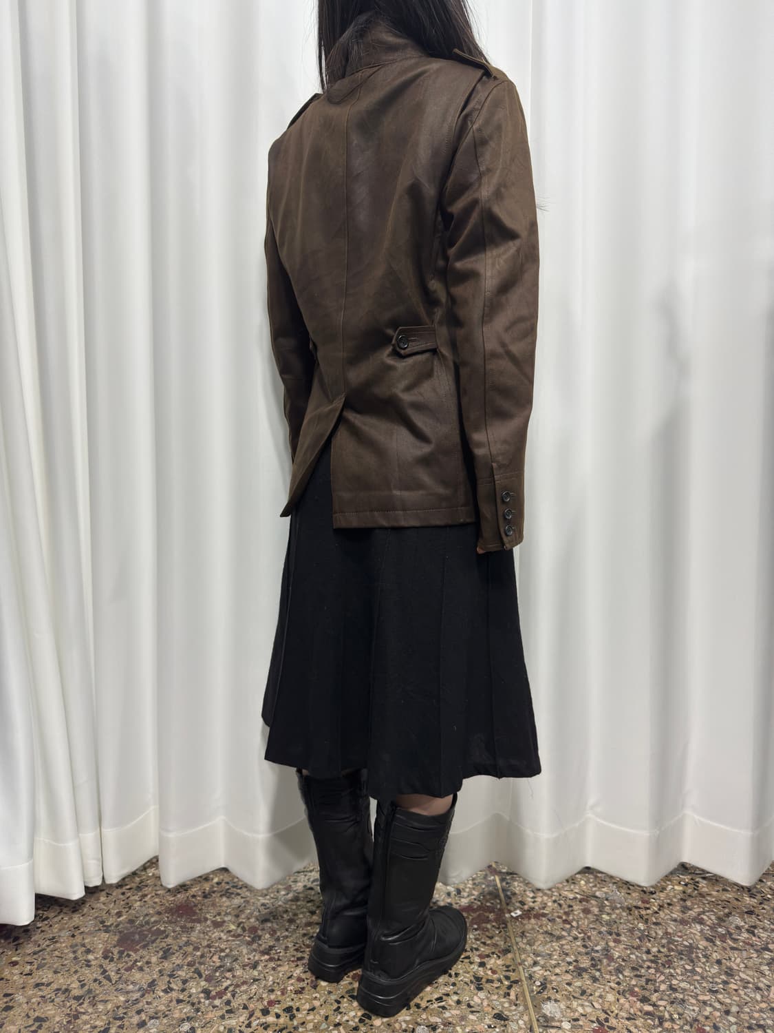 takeo kikuchi fur detail twoway jacket 상품이미지9