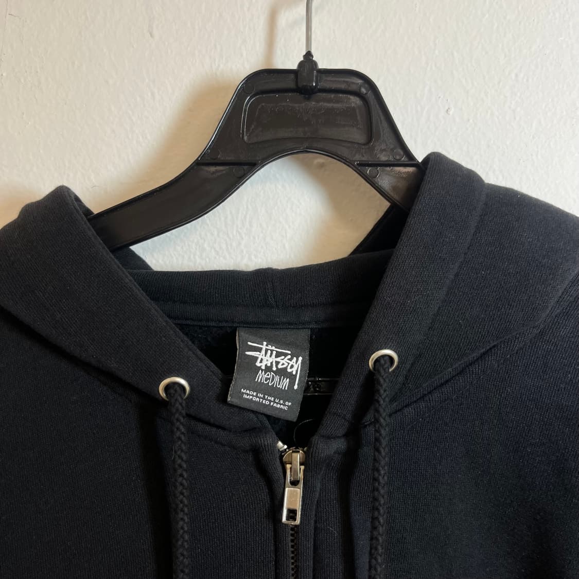 Stussy stock logo hoodie zip-up 상품이미지6