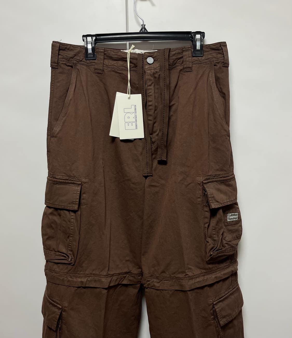 [S,M]이알엘 ERL 25fw ZIP-OFF 카고 팬츠/브라운 상품이미지1